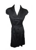Vestido Preto 2 colunas de botões