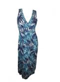 Vestido Azul Florido