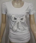 Blusa Branca de Laço
